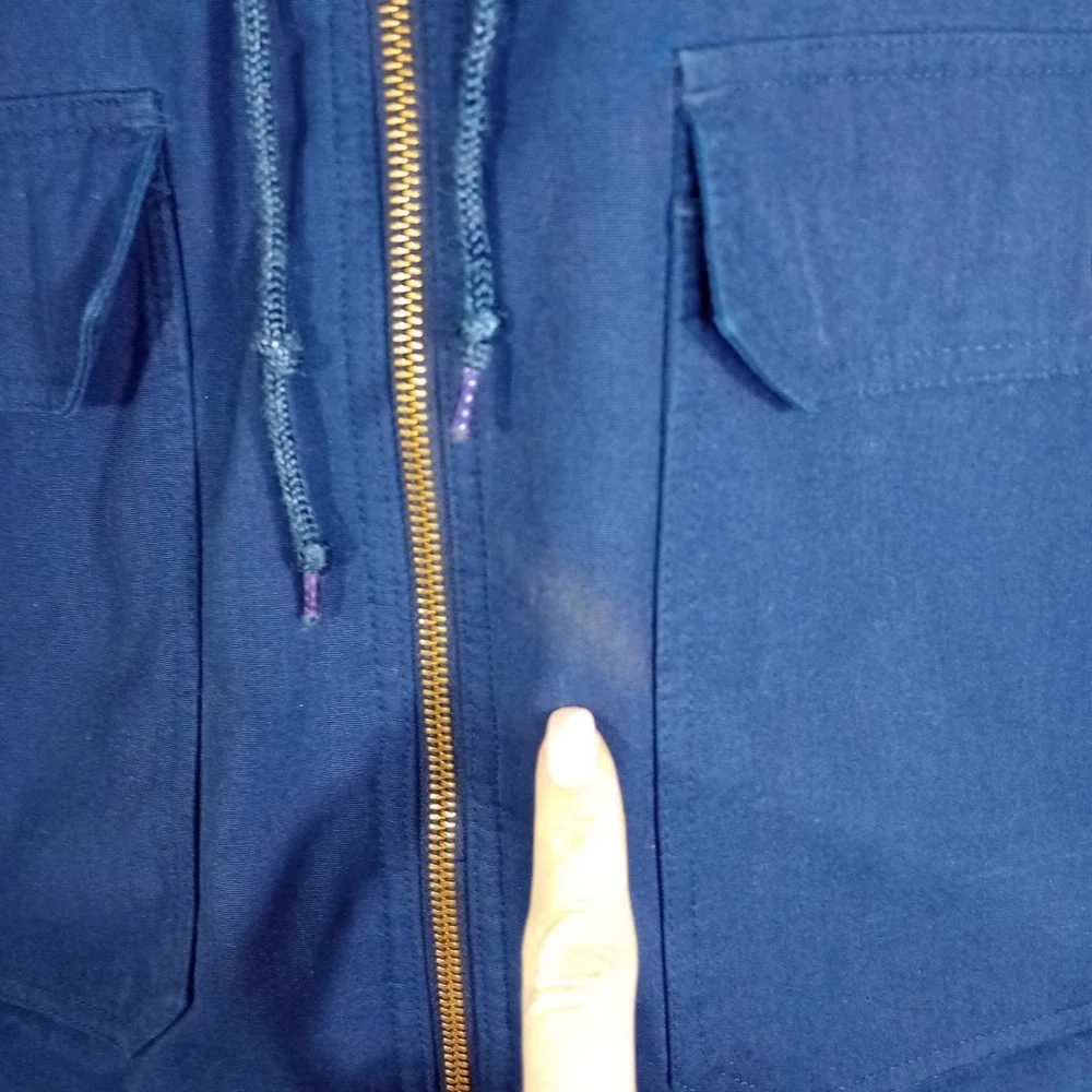 Vintage 80s Levi's Mountain Parka Type Jacket Mountain Coat Utility Pockets LG‎